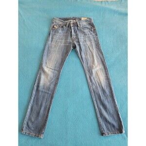 Diesel Jeans Mens 28x32 Blue Darron Regular Slim Tapered Leg Modern Unique 0R1X8